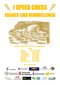 Cartell I Speed Chess Escacs Lira Vendrellenca-1