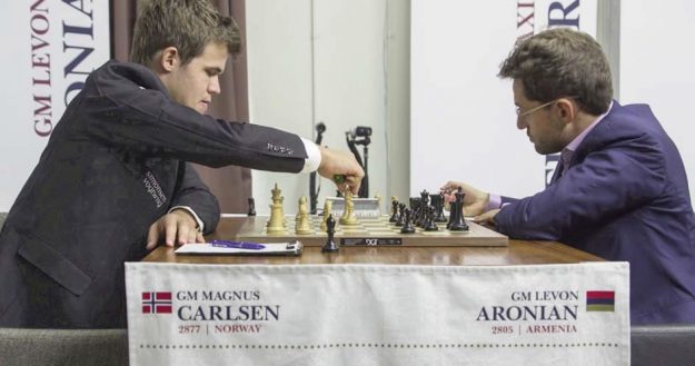 Foto carlsen-aronian